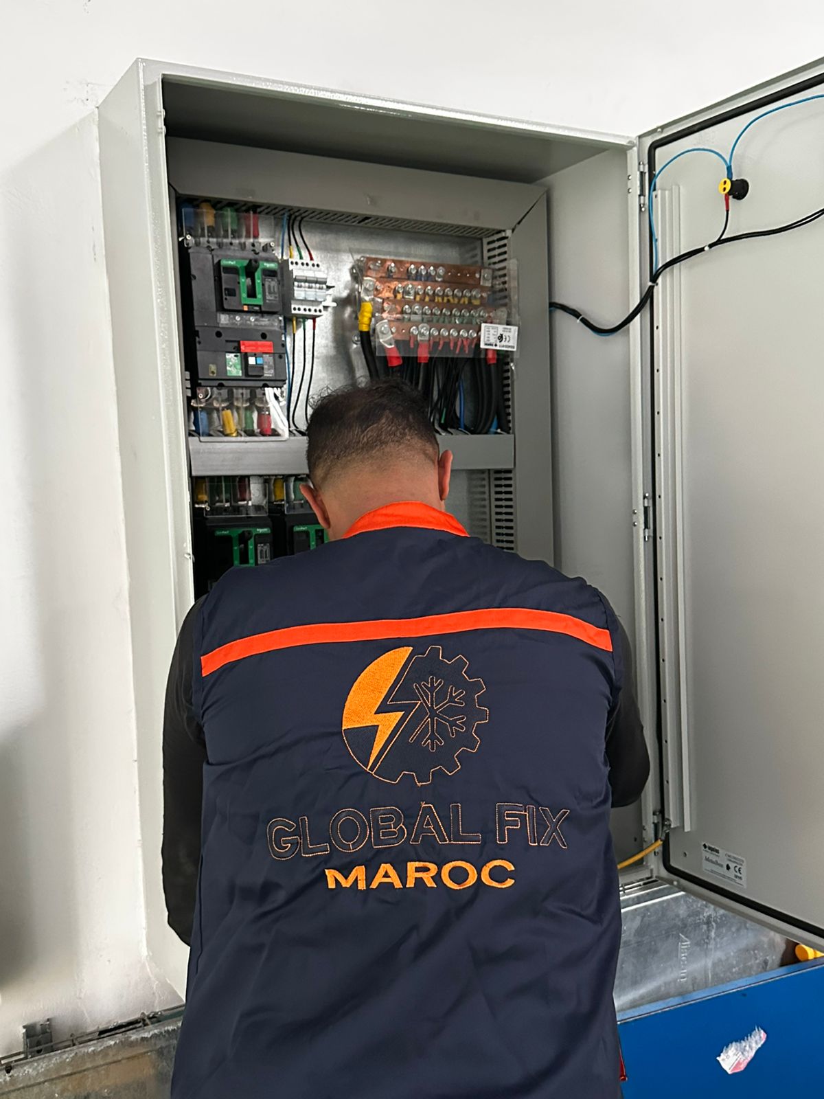 Tableau électrique — câblage industriel